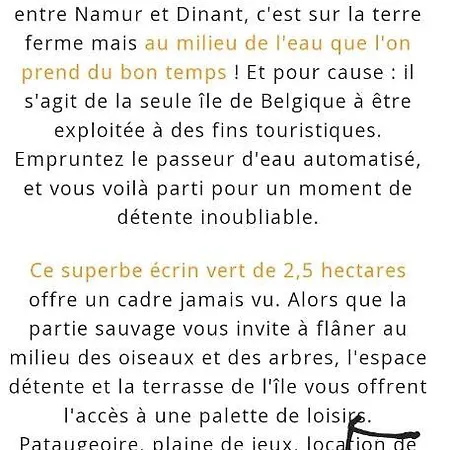 Au 14 - Au Calme Avec Jardin , Proche De Dinant Feriehus *